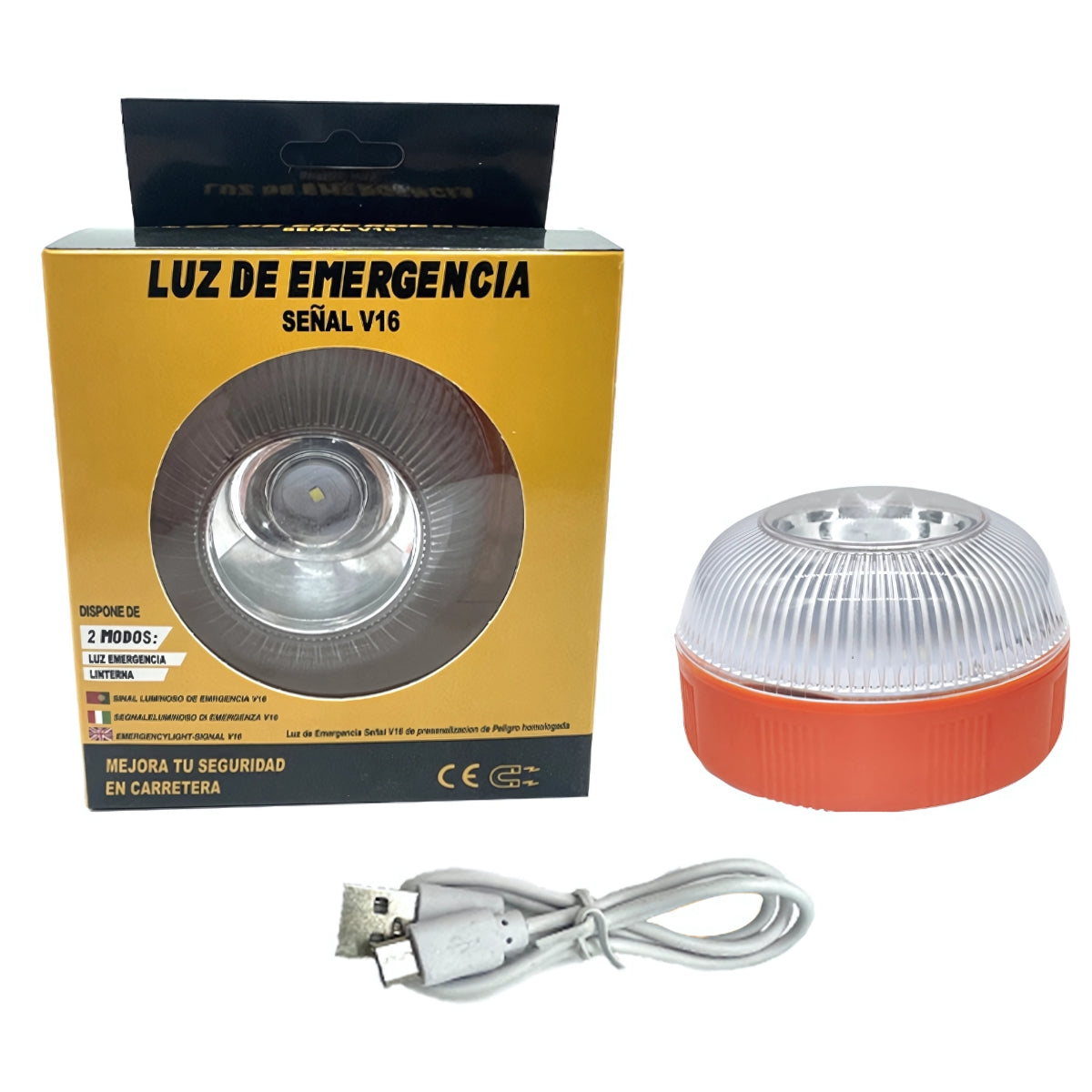 V16 noodlamp Spanje