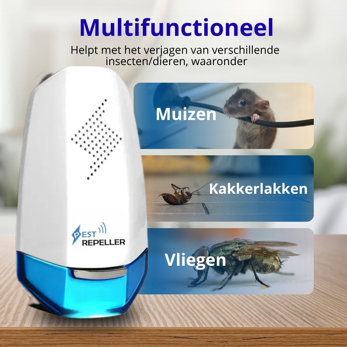Tegen muizen, kakkerlakken én vliegen