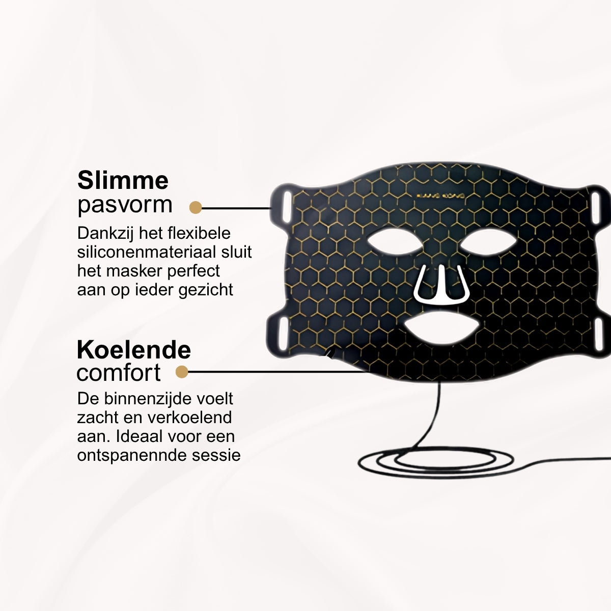 LED-masker lichttherapie (7 kleuren)