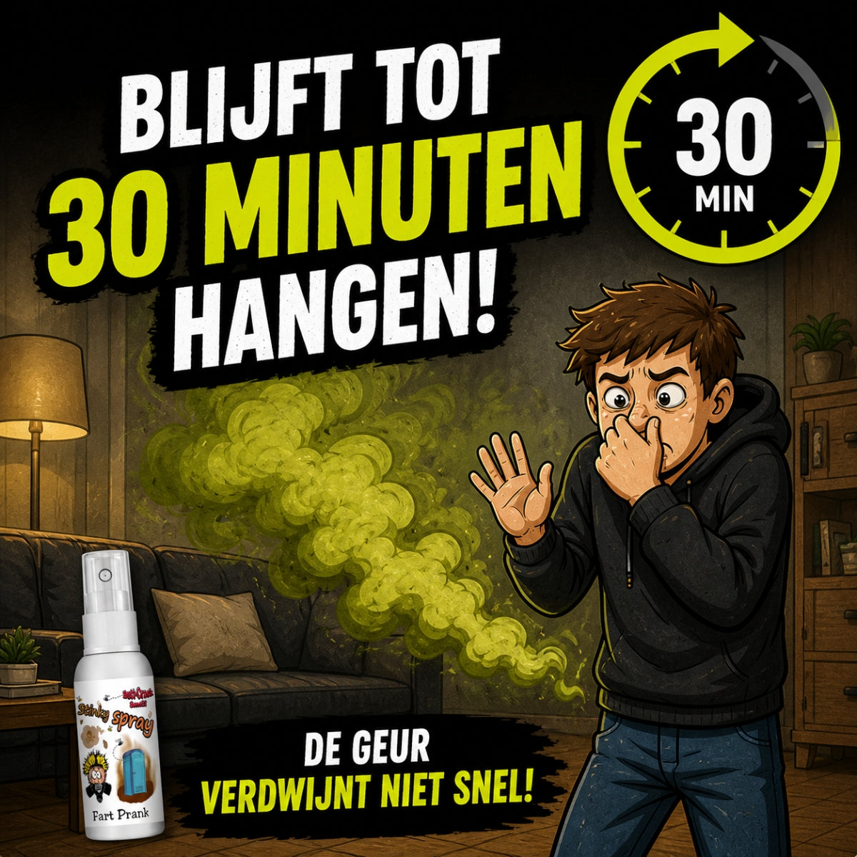 Fart spray