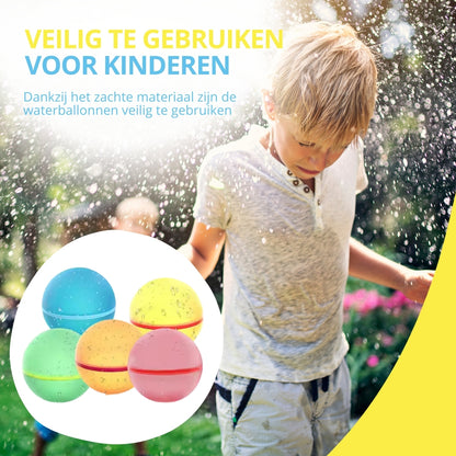 Herbruikbare waterballonnen (16 stuks)