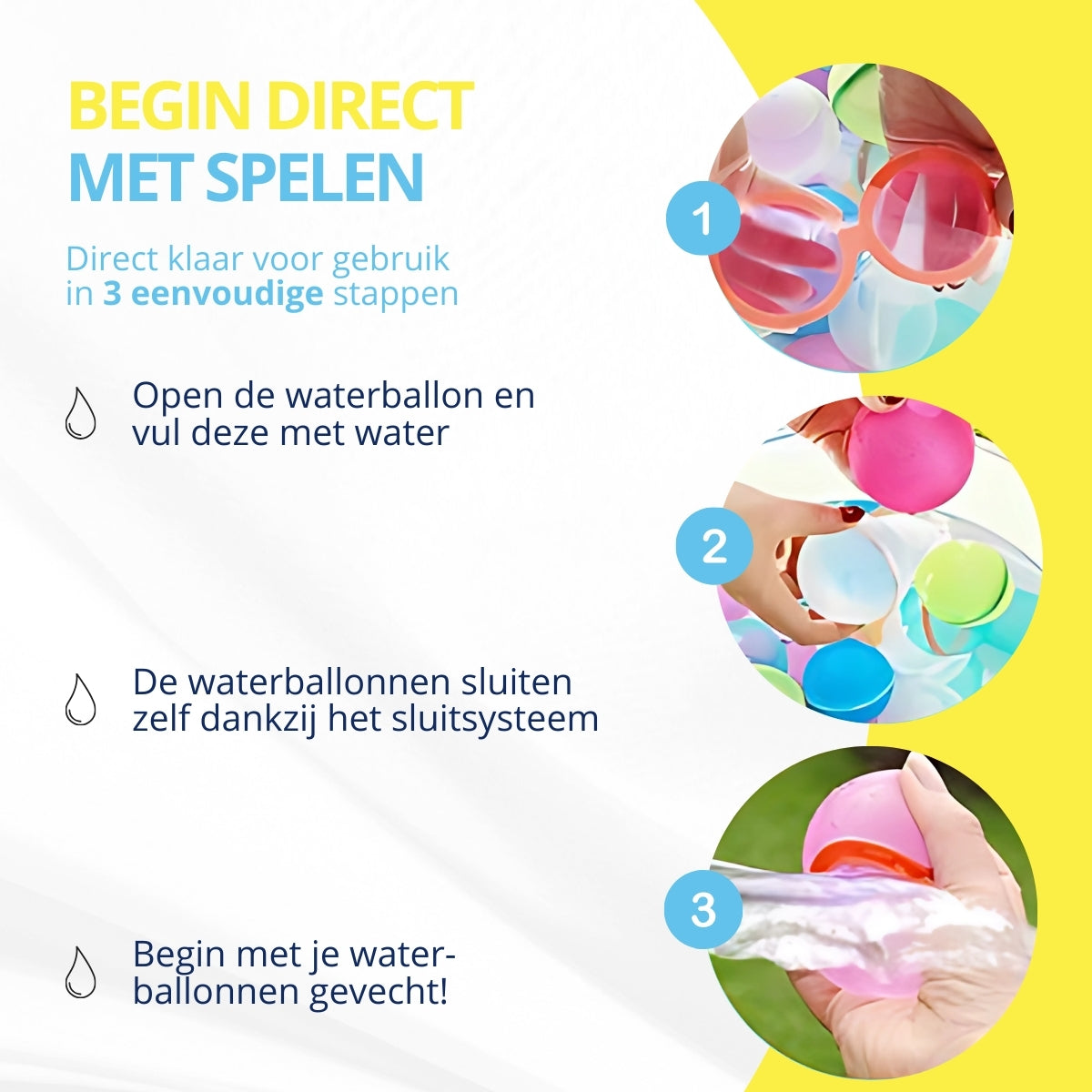 Begin direct met spelen