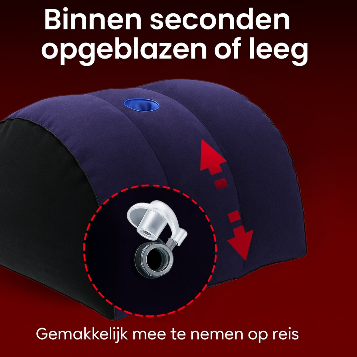 Opblaasbaar sekskussen
