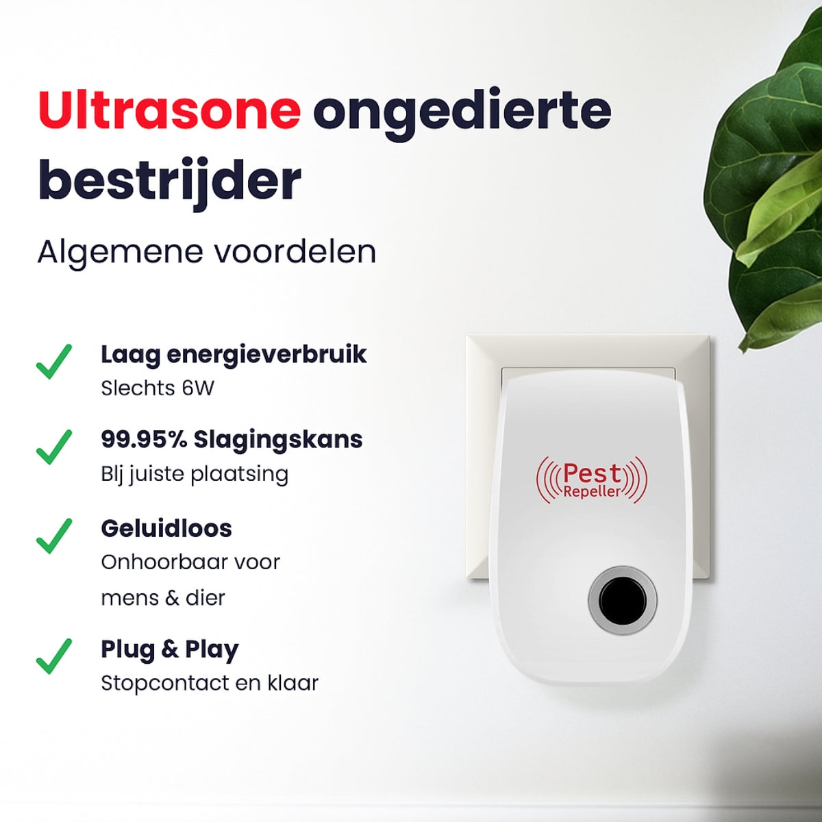 Ultrasone muizenverjager