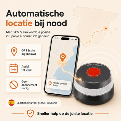 V16 DGT noodlamp Spanje met GPS