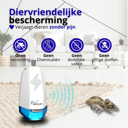 Pest Repeller ultrasone verjager (4 stuks)