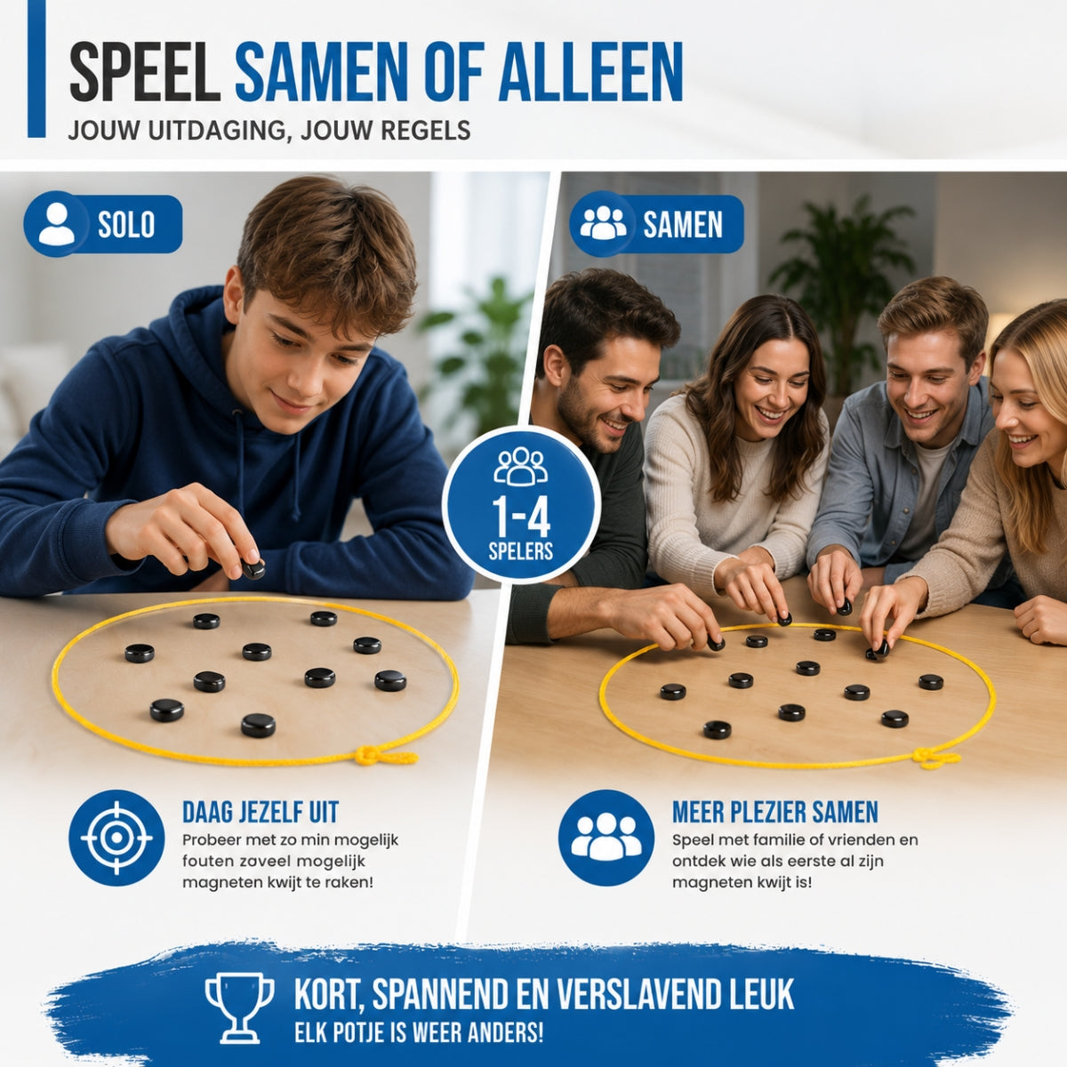 Magnetisch schaakspel