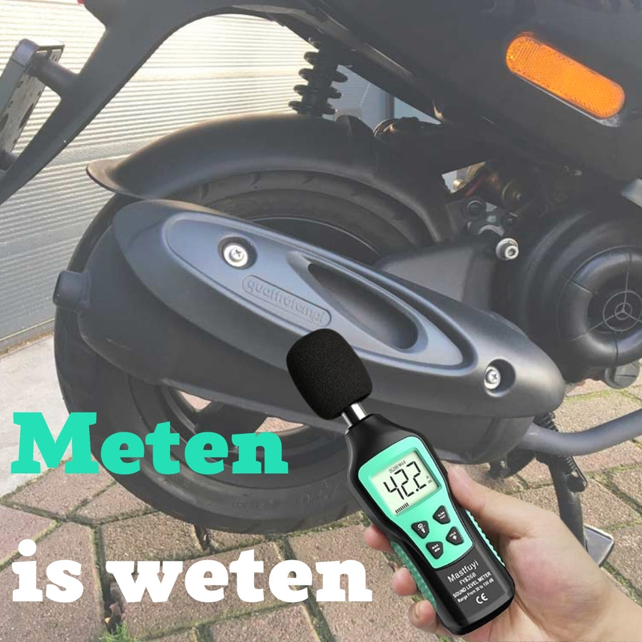 Meten is weten, ook bij motor of scooter