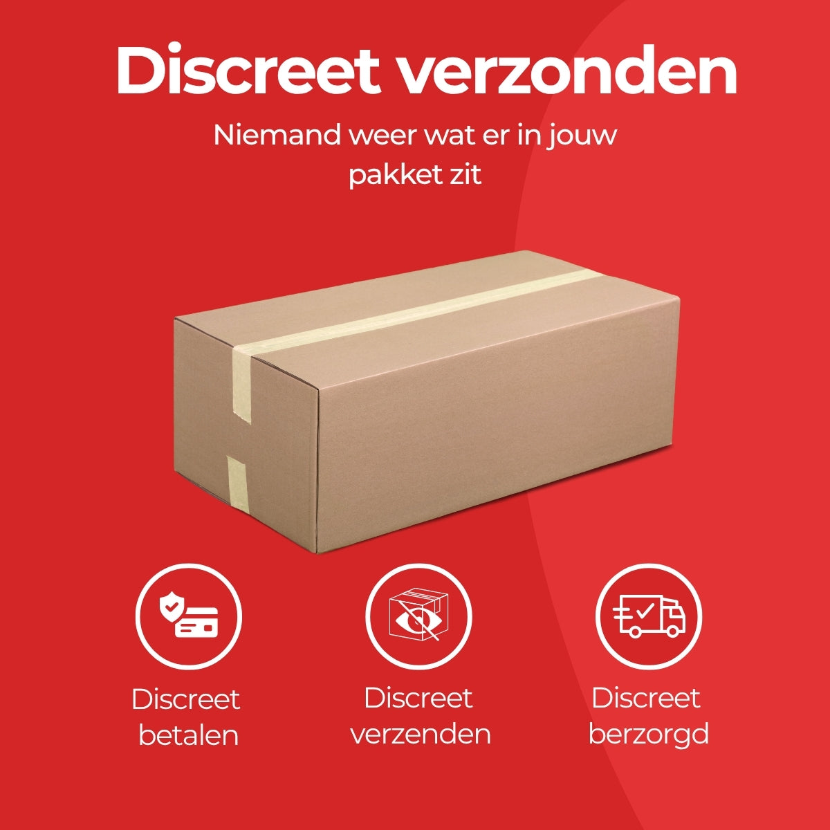 Discreet verzonden