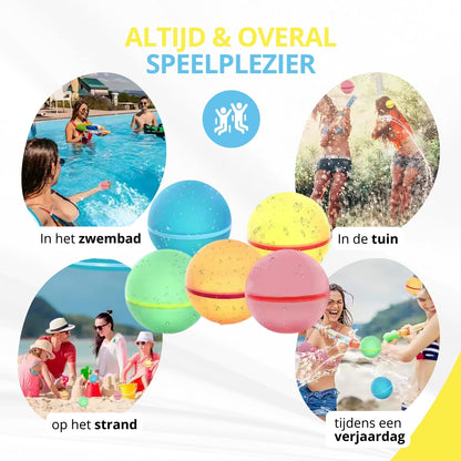 Herbruikbare waterballonnen (16 stuks)