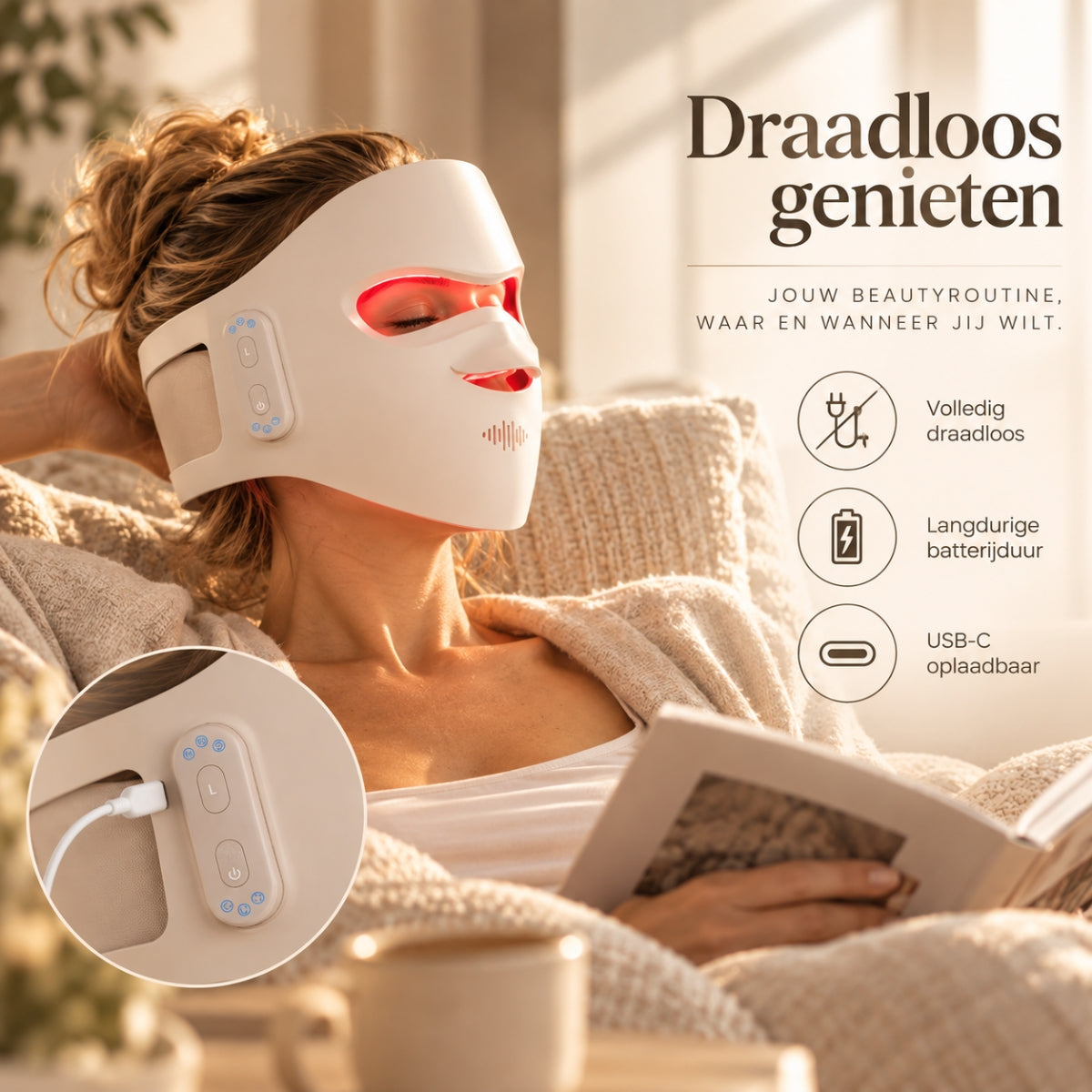 LED-masker Pro (416 LED's, 5 standen)